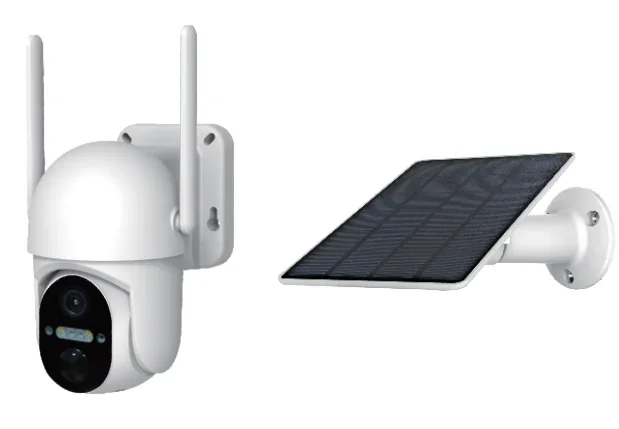 Solar Panel Powered Outdoor 3MP Surveillance Camera WiFi 4G PTZ IP CCTV Home Security Camera System Wireless