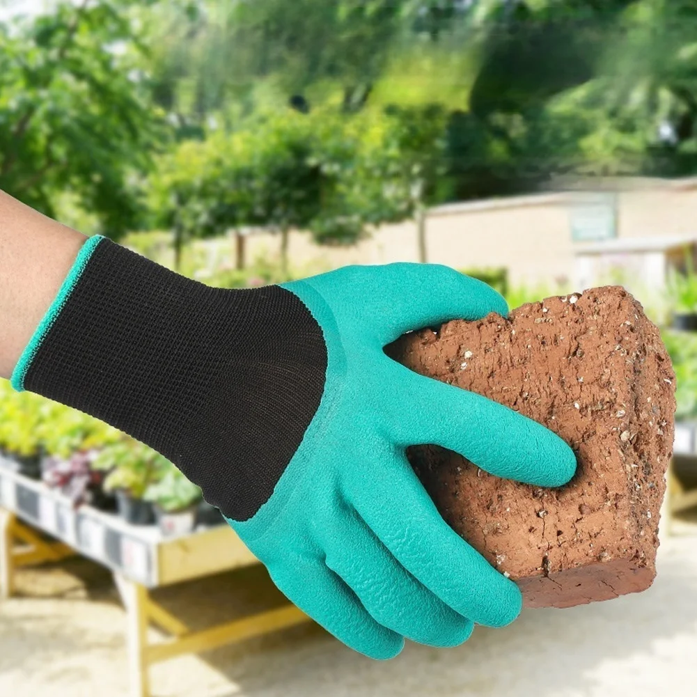 لينة اللاتكس قفازات العمل المنزلية Prick-proof قفازات اللاتكس الواقية عدم الانزلاق قفازات العمل تنفس لزراعة مقاومة للثقب