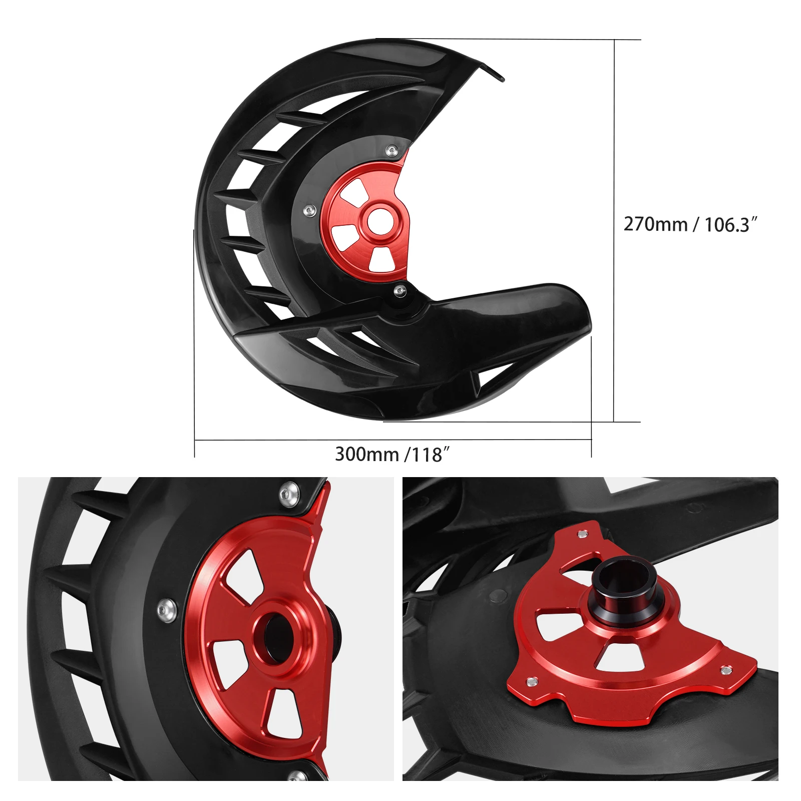 For 2005-2023 Honda CRF250R CRF450R Front Brake Disc Guard CR125R CR250R 2004-2007 CRF250RX CRF450RX 2019-2023 CRF250X CRF450X