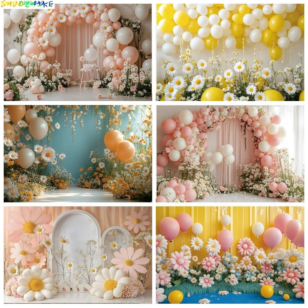 Tente d'intérieur pour enfants, arrière-plans de photographie d'anniversaire, accessoires, joyeuses Pâques, lapins, papillons, œufs, fleurs, fond photo BV-01