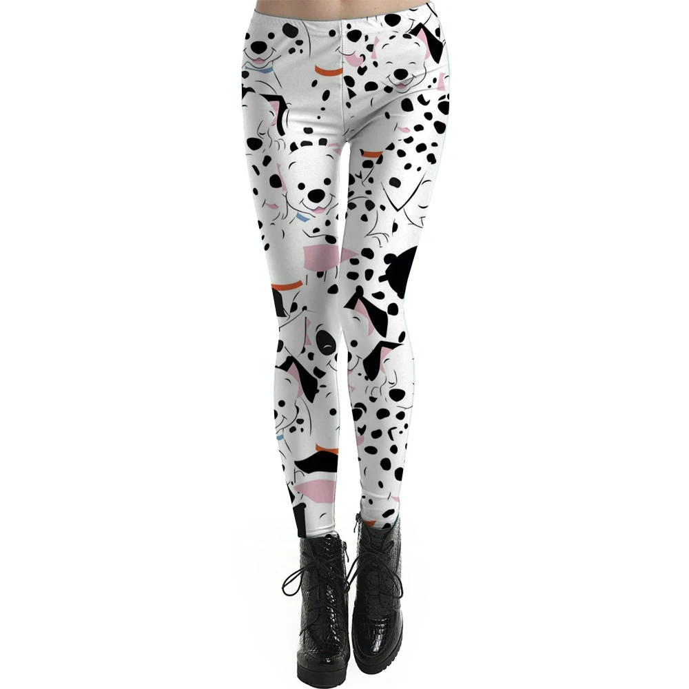 Disney cartoon print New Women Leggings Women Sports Pants Ladies Gym Pants Female Casual Pants