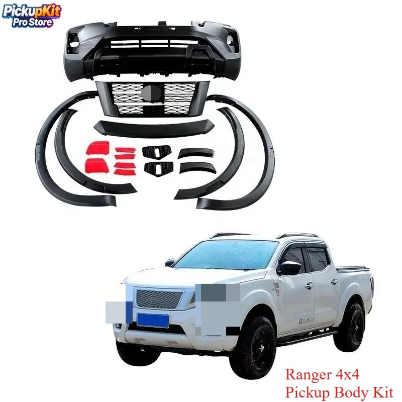 

Ranger 4x4 Pickup Body Kit - Hot Sale Front Bumper Grille Offroad Upgrade Set