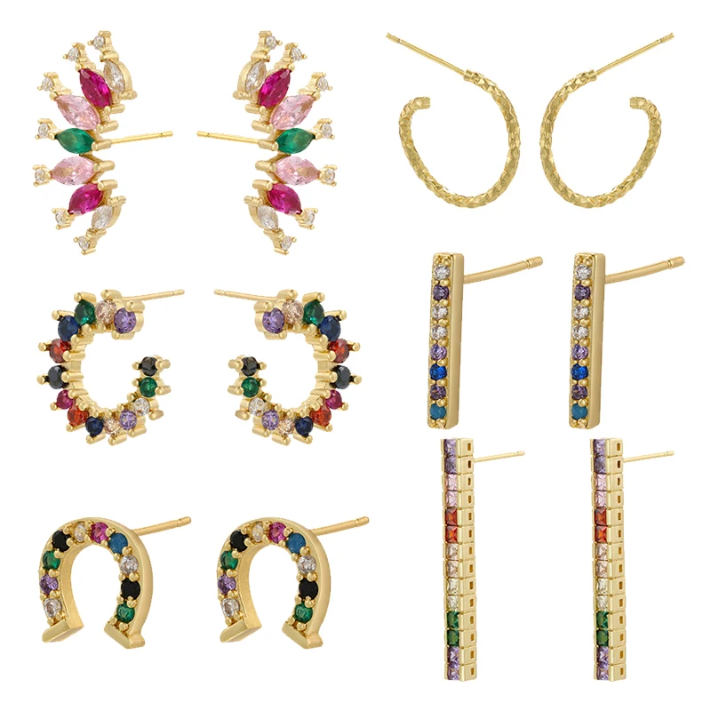 zhukou-серьги-гвоздики-различной-формы-с-кубическим-цирконием-серьги-кольца-радужные-серьги-Модные-ювелирные-изделия-оптовая-продажа-ve798