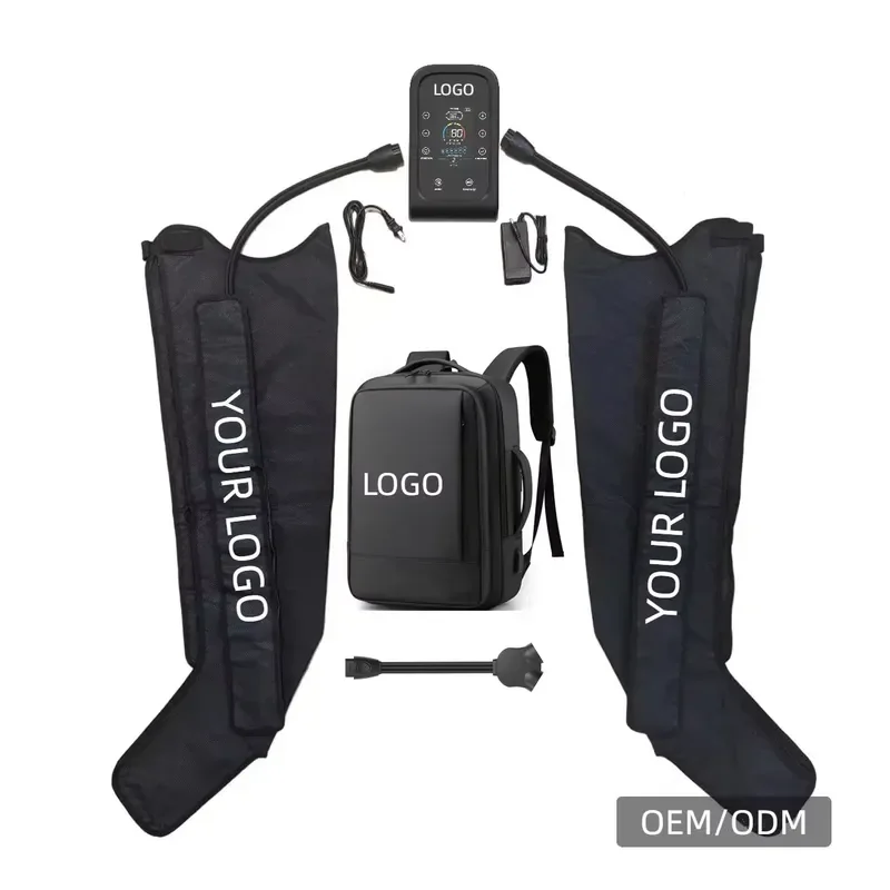 RCW Portable Pneumatic 4 6 8 Chambers Air Leg Compression Massage Recovery Pressotherapy Boots