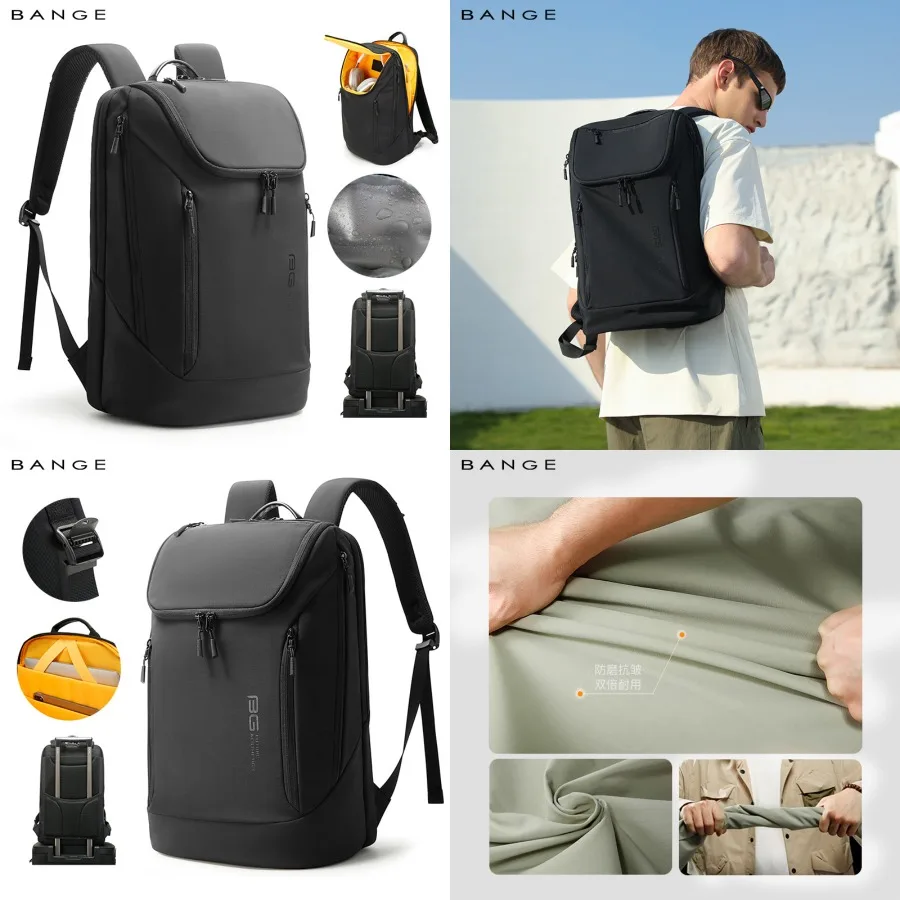 

【New style】Bange backpack men's business backpack Korean style large-capacity computer travel student backpack casual men's sto