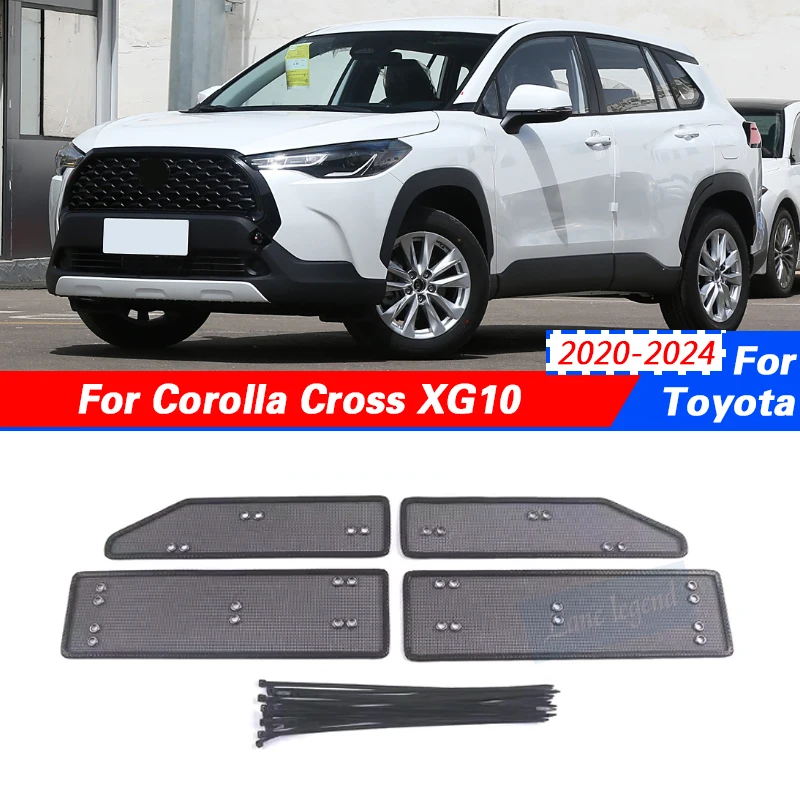 Car Insect-proof Air Inlet Protection Cover Airin Insert Net Vent Racing Grill For Toyota Corolla Cross XG10 2020-2024 Filter