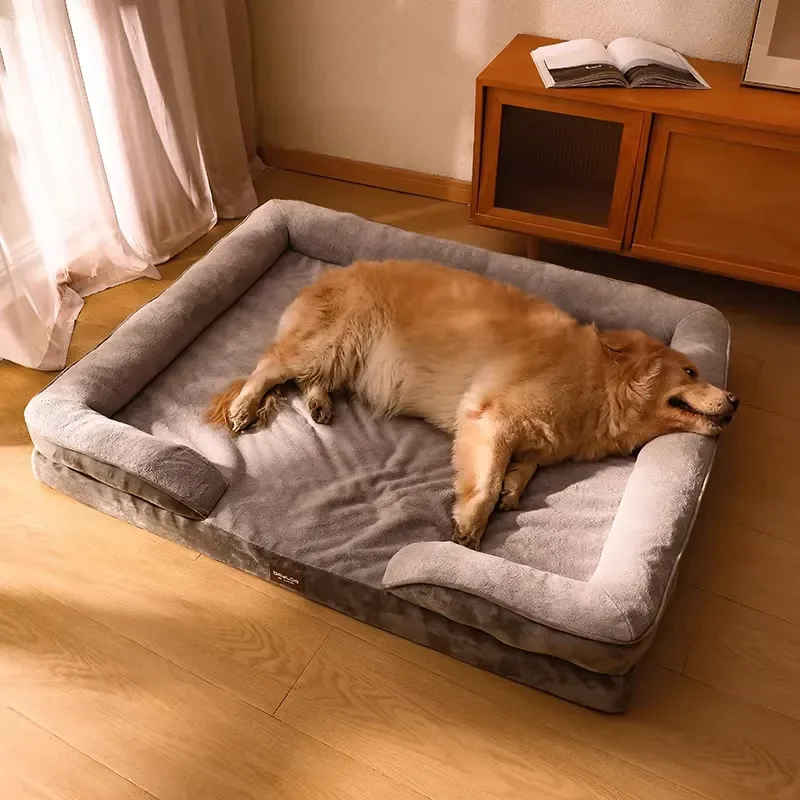 Lit pour chien ZMaker, grand lit pour chien, lit orthopédique en mousse à mémoire de forme, lit géant pour animaux de compagnie