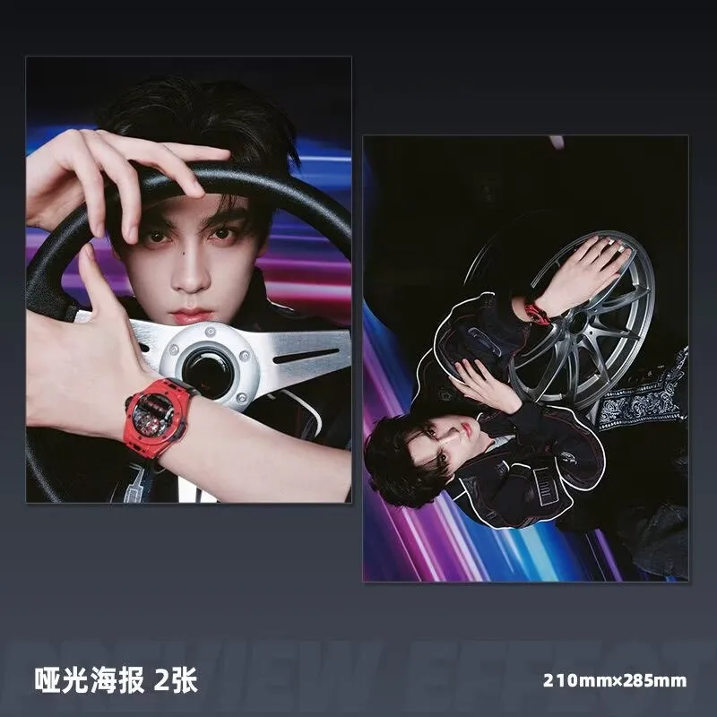 Tian Xuning Shanghai F1 Racing Event Small Card Thick Card Postcard Poster cosplay Ticket Bar Self Printed Materials Surrounding view 2
