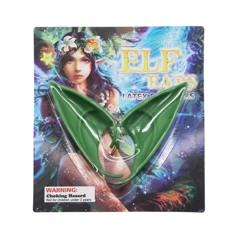 

Silica Gel Elf Ears Cosplay Accessories Elf Ear Pixie Dress Up Costume Soft Pointed Goblin Ears Cosplay Halloween Party Props