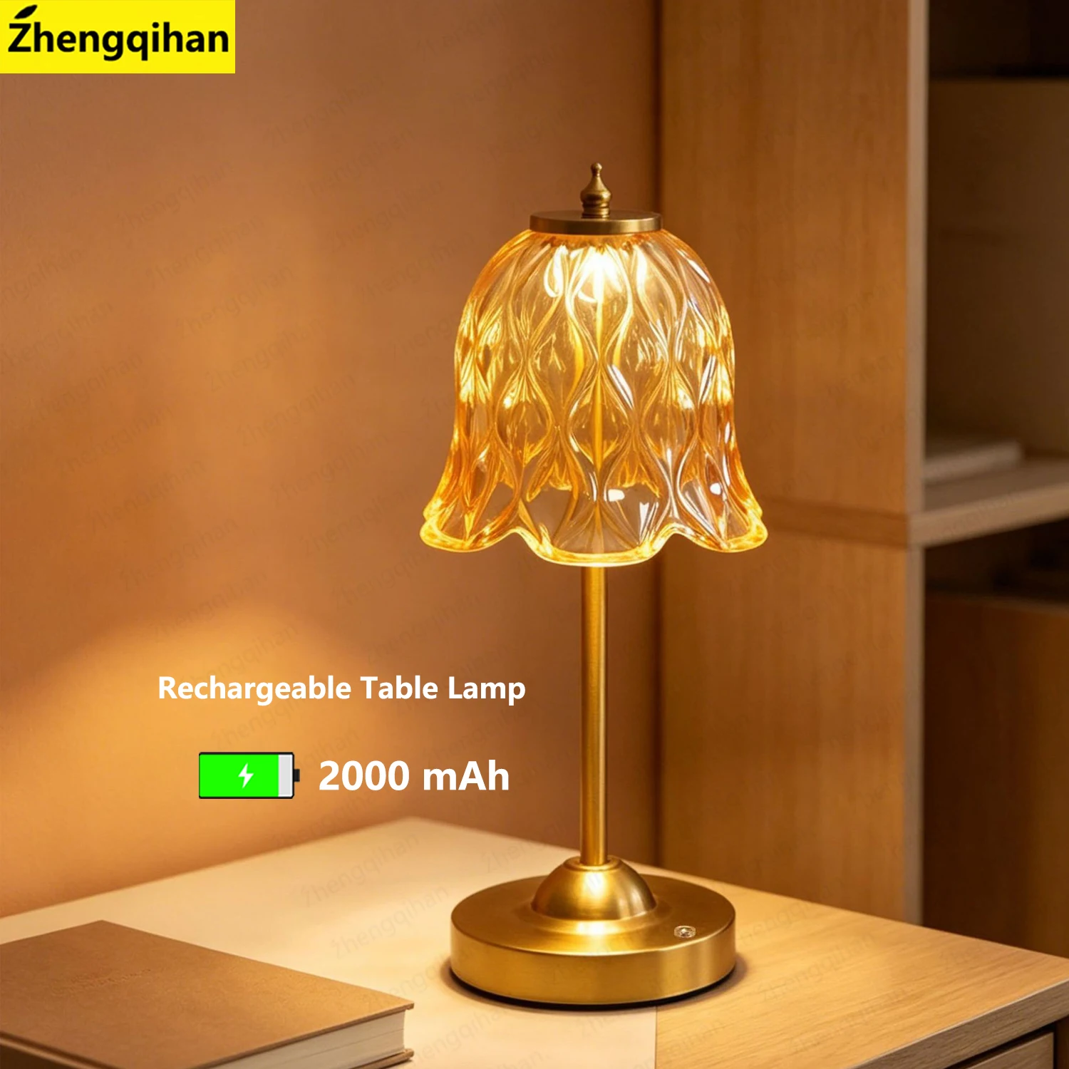 Simple LED Rechargeable Touch Metal Table Lamp Three Colors Bedside Creative Ambient Light Bar Outdoor Decoration Night Light