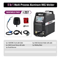 Factory WHOLESALE 5 in 1 MMA TIG MAG MIG Welder 200 AMP IGBT Aluminum CO2 NO AS Inverter Welding Machine