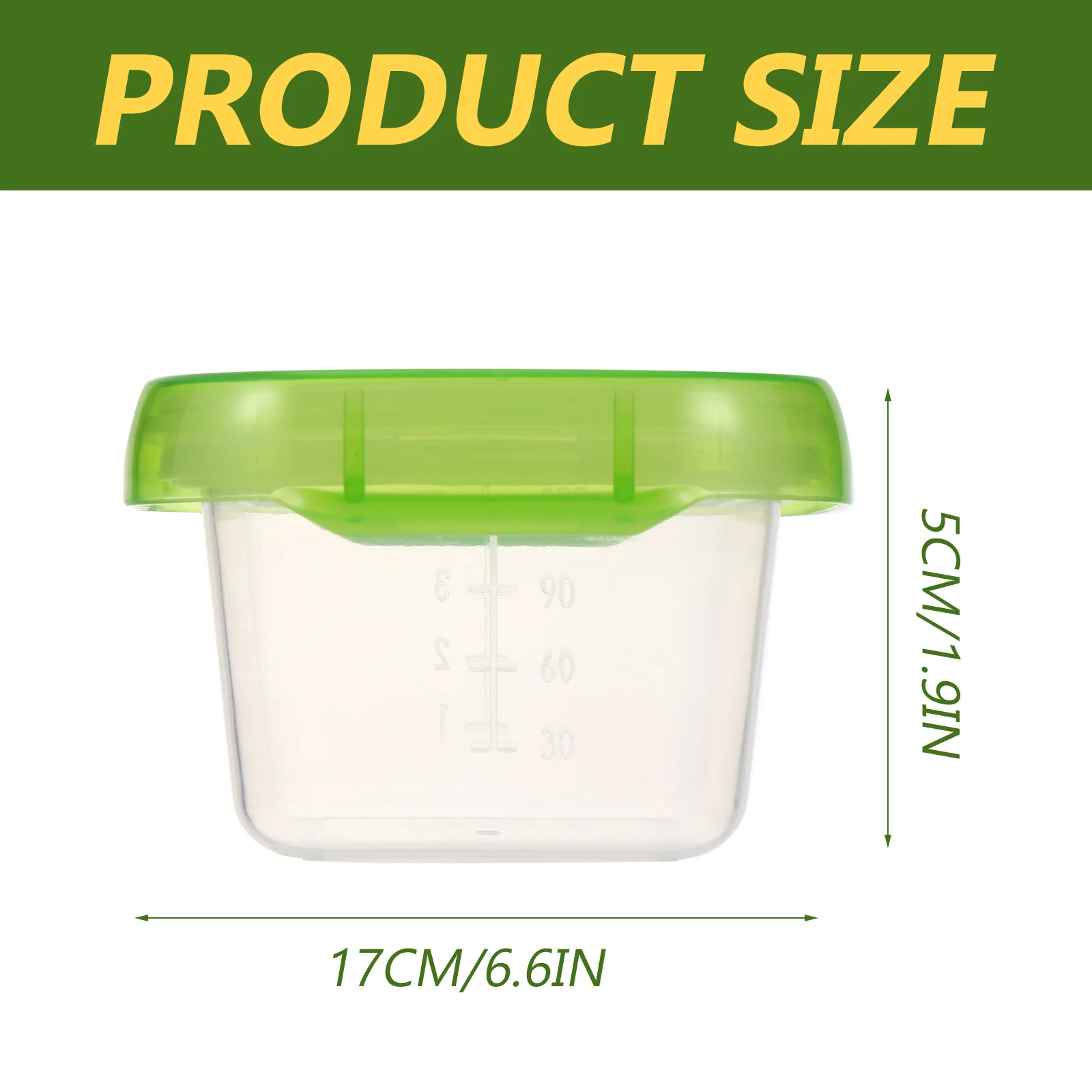 Zestaw 4 pojemników na żywność dla niemowląt, szczelne, odporne na przeciekanie, bezpieczne do mikrofalówki i lodówki, na przekąski dla niemowląt i mleko w proszku.