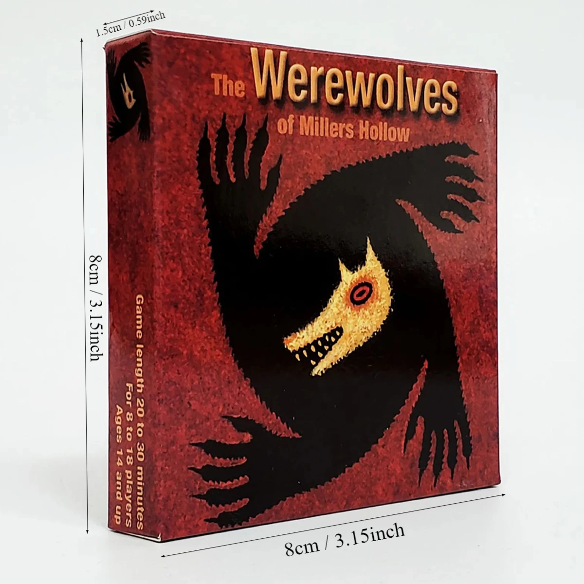 1 Pc One Night Ultimate Wolf Game Dark Please Close Eyes One Night Ultimate Werewolf Party Cards