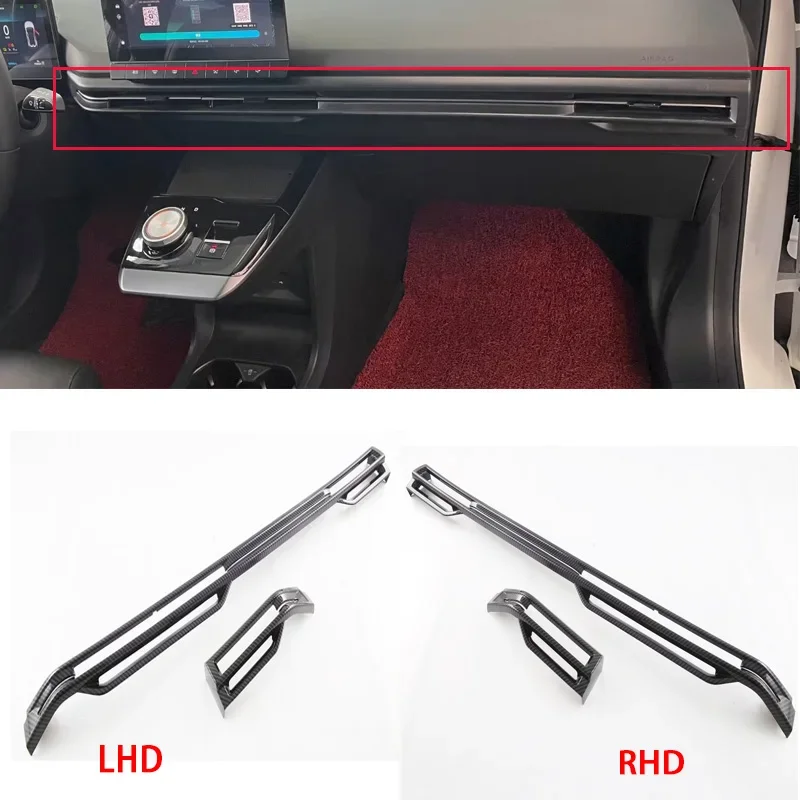 Rhd Lhd for MG 4 MG4 EV Mulan 2022 2023 2024 ABS Side Air Condition Center Control Condition Cover Trim Strip Panel Accessories