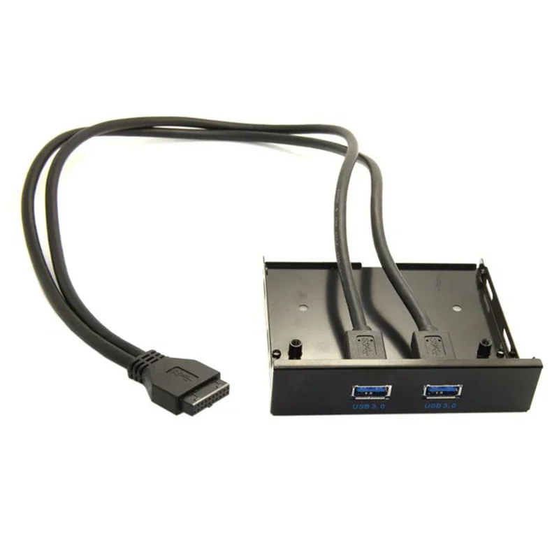 

50cm USB 3.0 Female Dual Port Front Panel to Motherboard 20-pin Female Connector, Suitable for Computer Host Motherboard Cable