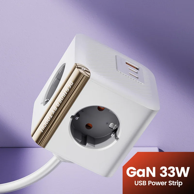 

Toocki 33W GaN Charger PD Fast USB Charger With 4000W AC Outlets Phone Charger For iPhone 14 15 16 Xiaomi 12 13 Samsung 2025