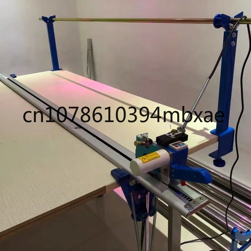 Installation Support Electric Round Knife Cloth End Edge Cutter Apparel Fabric Roller Blinds End Cutting Table Machine