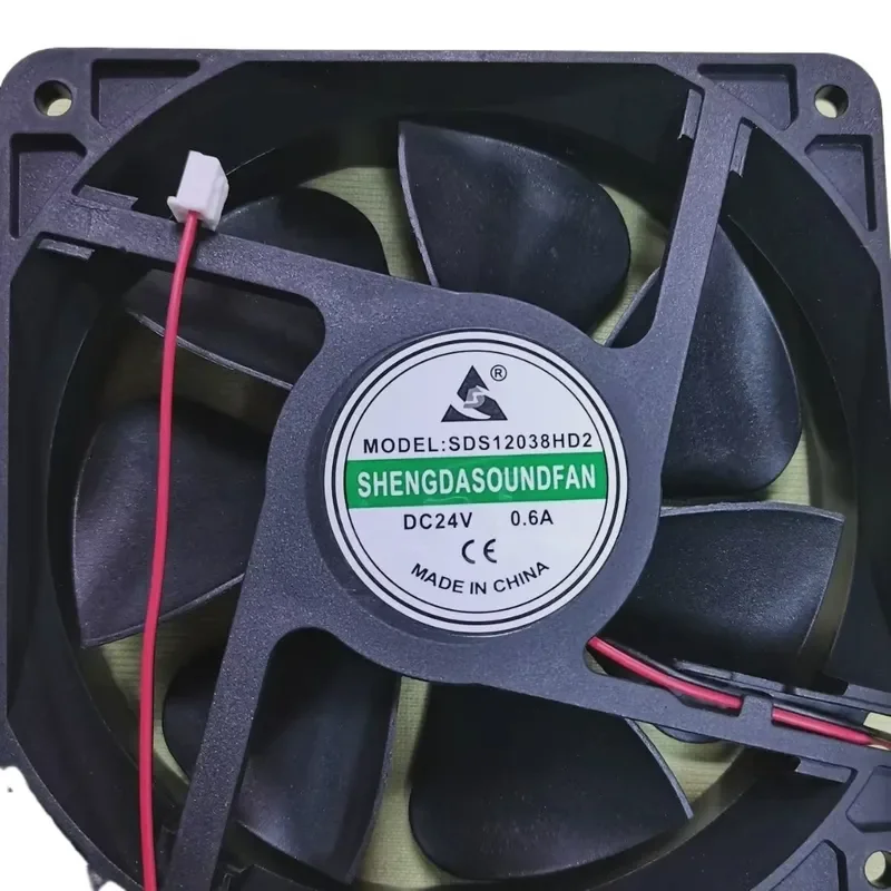 SDS12038HD2 Cooling Fan for DC 24V 0.6A 120x120x38mm 12cm