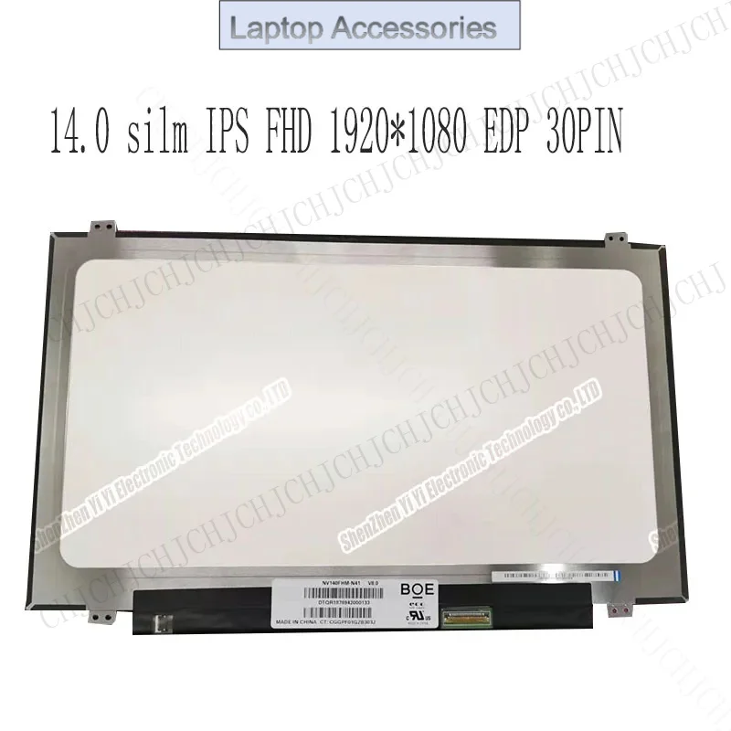 

F NT140FHM-N44 NV140FHM-N44 NV140FHM-N49 14,0-дюймовый IPS ЖК-экран для ноутбука, новая светодиодная матрица, eDP, 30-контактная панель