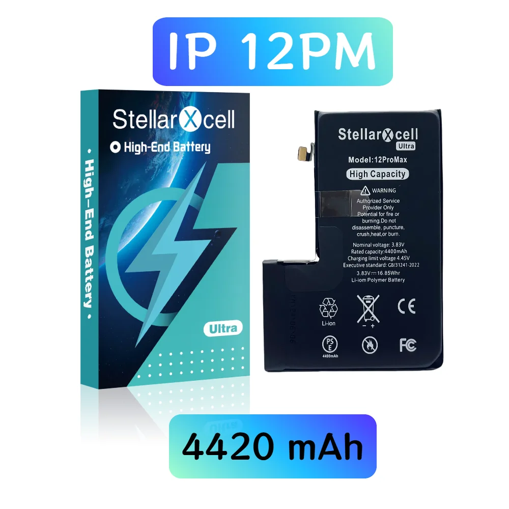 

StellarXcell Ultra Original Аккумулятор большой емкости для iPhone 7037 TI для 12 pro mini 13