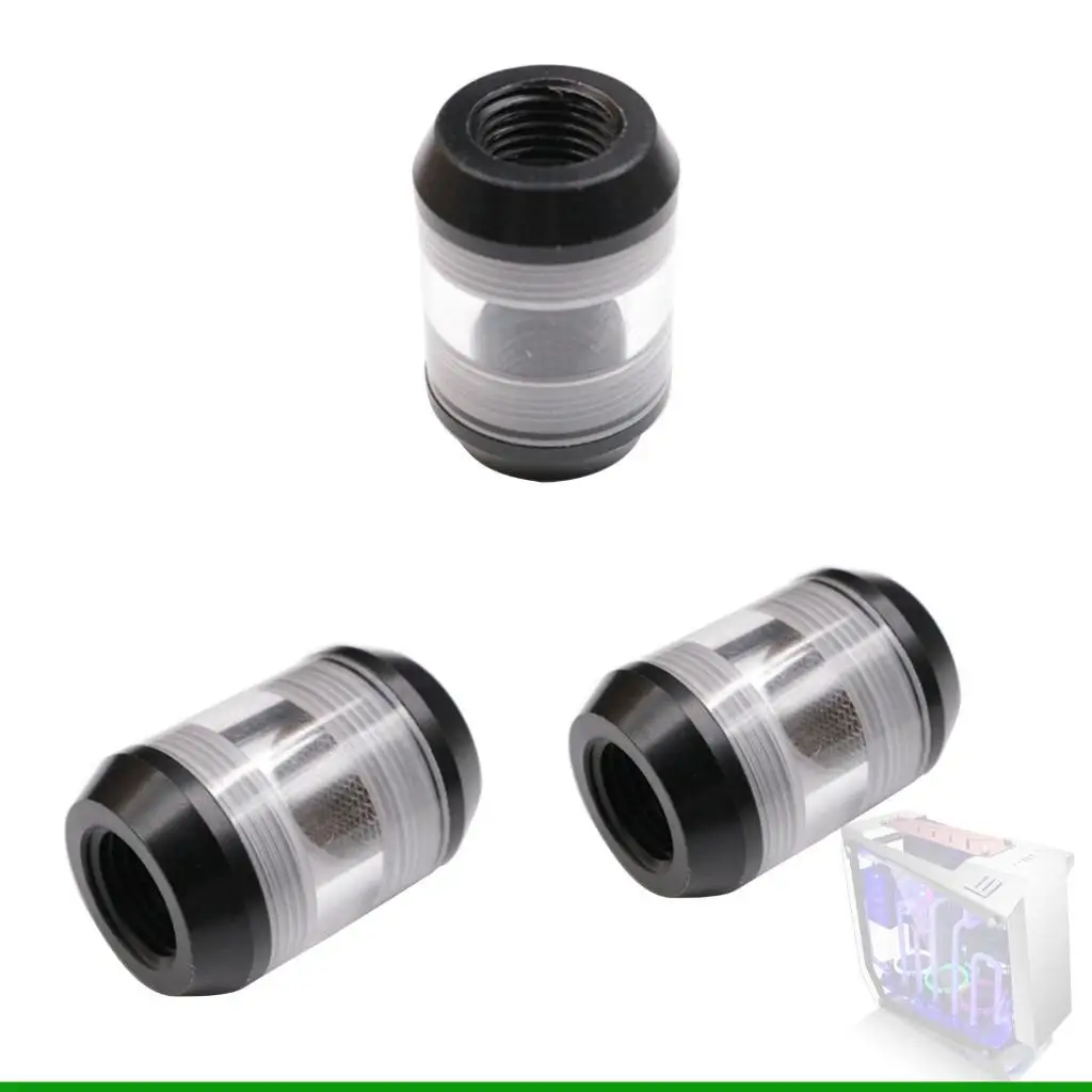 

U55C G1/4'' Inner Thread PC Water Cooling Filter Dual Internal Joint Short