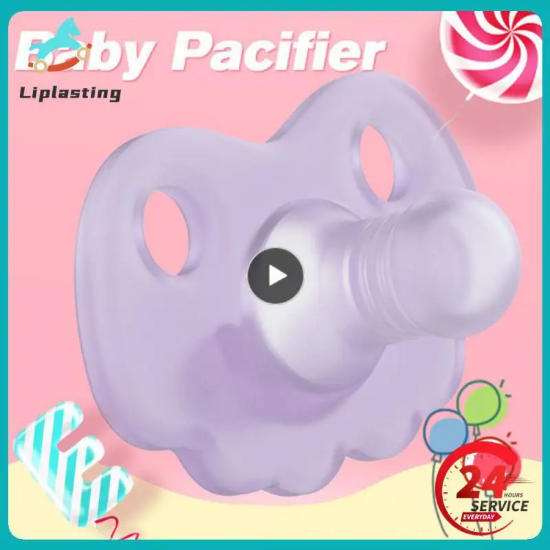 Babyfles Accessoires Cartoon 0-3 Jaar Oud Vloeibare Siliconen Medium Rond Gat Moeder Baby Benodigdheden Slaap Fopspeen Tepel