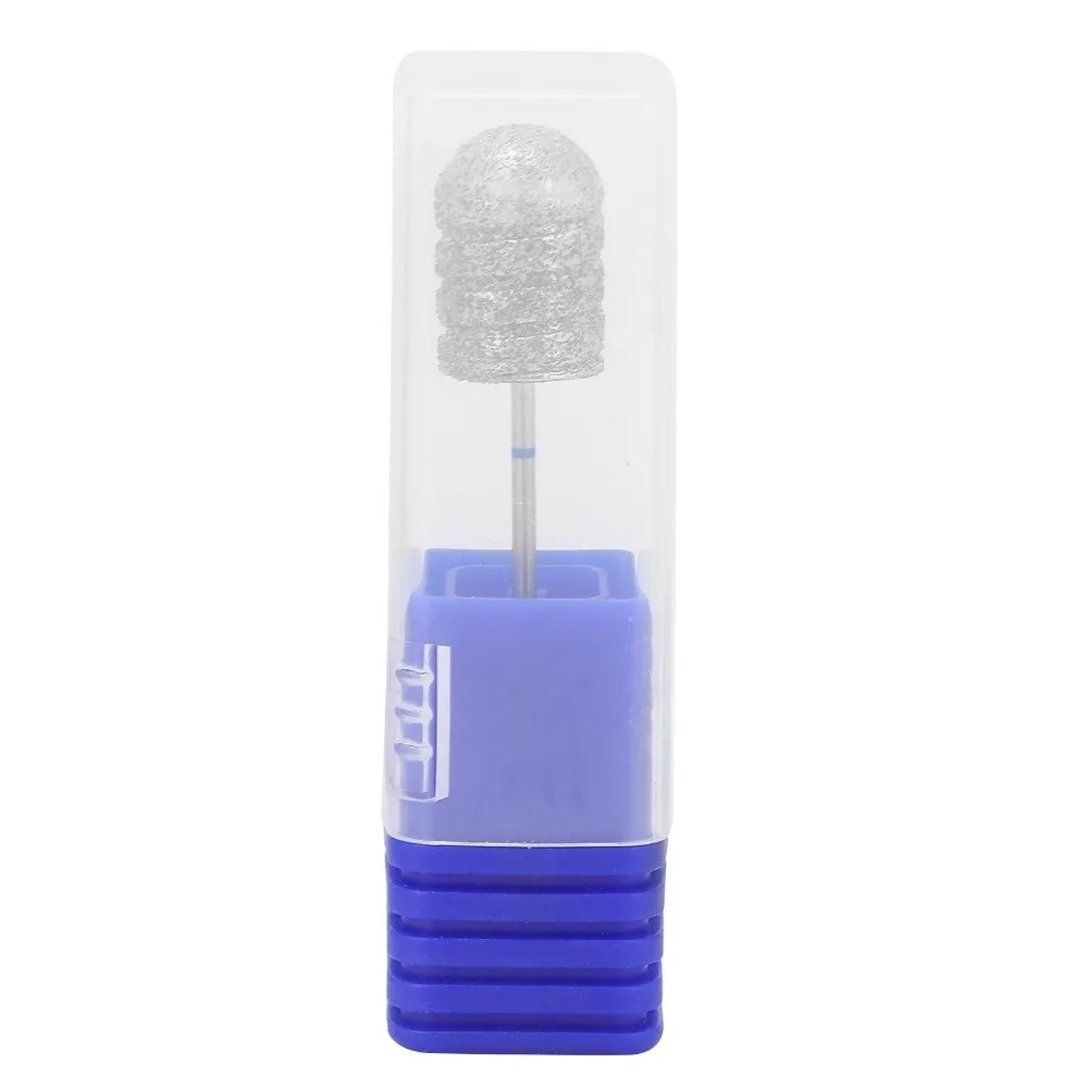 Stainless Steel Stainless Steel Round Pedicure Drill Bit Wear-Resistant 2.35mm Shank 2.35mm Shank Foot Polishing Grinding Head
