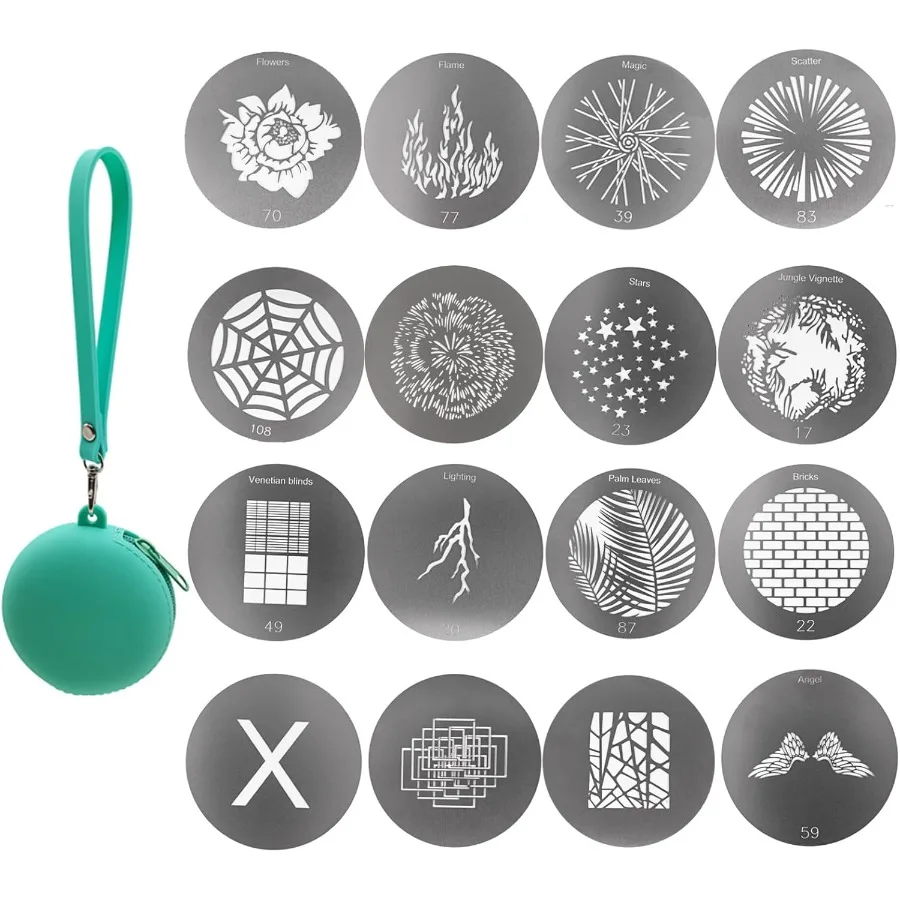 16Pcs Round Gobos K…