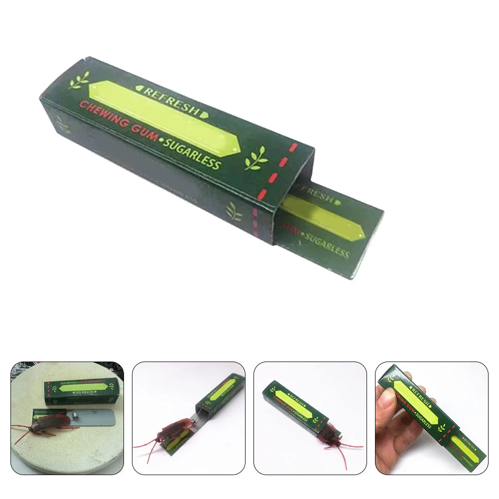 

4 шт., реквизит для имитации жевательной резинки на день дурака, жевательная резинка, шок, прыжок, таракан, шутка, реквизит для вечеринки, игрушка для розыгрыша, реквизит, имитация