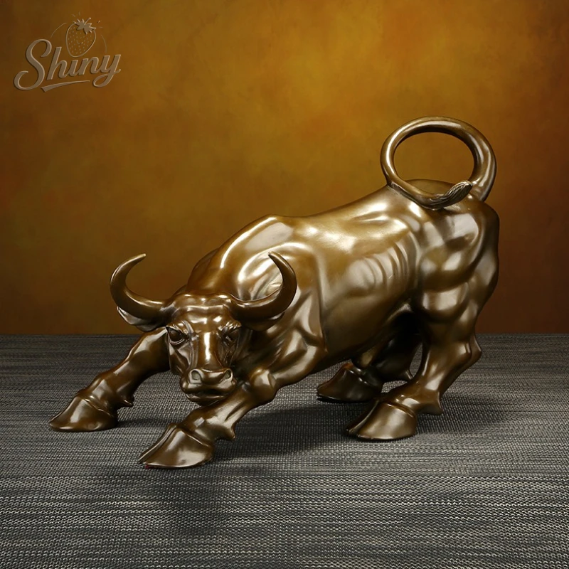 

Brass Cow Ornament Living Room Office Home Crafts Business Gifts