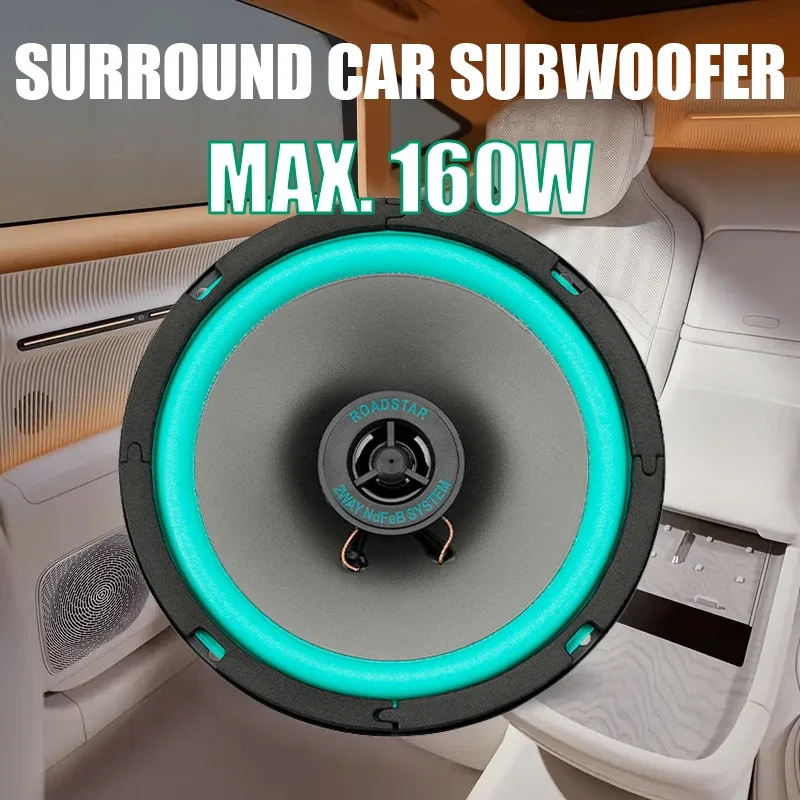 4/5/6 Inch Car Coaxial Speakers HiFi Car Door Subwoofer Universal Automotive Audio Music Full Range Truck Stereo Speaker