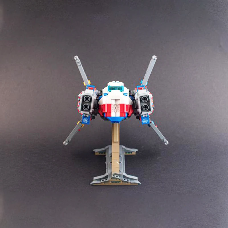 MOC- 128778   ستار فيلم حرب الفضاء X1-B500 الحرة المتمردين منفذها بنة المركبة الفضائية التجمع نموذج لعبة الطوب هدايا الأطفال #3