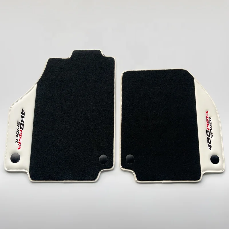 

High Quality car floor mats for 488 GTB Pista Spider 3.9T V8 Left Right hand Drive Interor Refitting