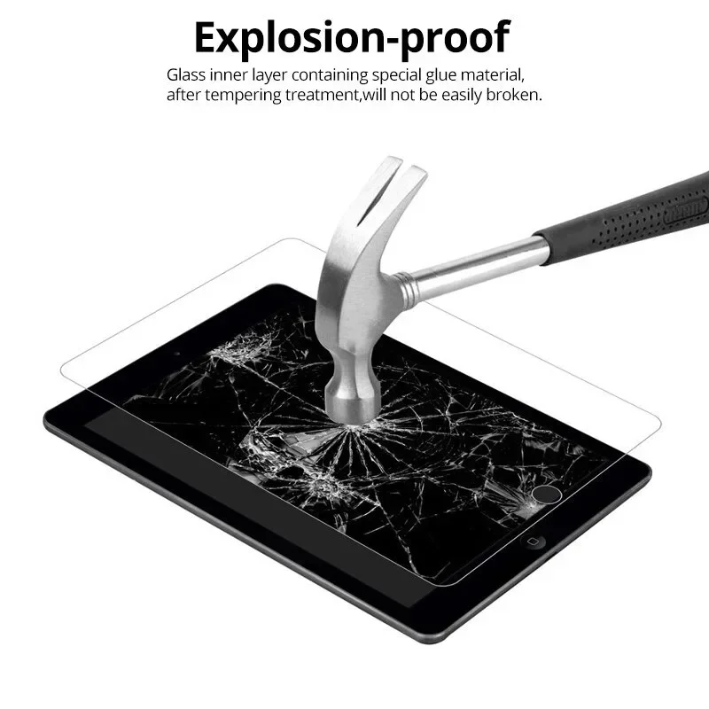Для iPad 9.7 2017 5-го поколения A1822 A1823 9,7-дюймовая защитная пленка из закаленного стекла 9,7 2018 6-го поколения A1893 A1954 Защитная пленка для планшета