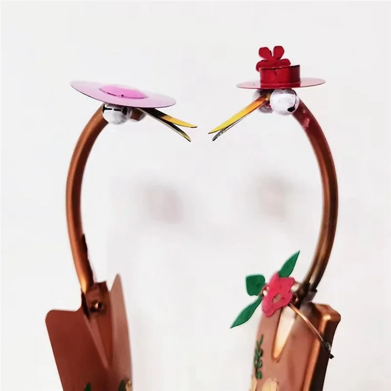 Quality! Cute Fairy Garden Decor, Cute Duck Garden Statues, Cute Duck Garden Art Shovel Spade Art Craft Decoration A