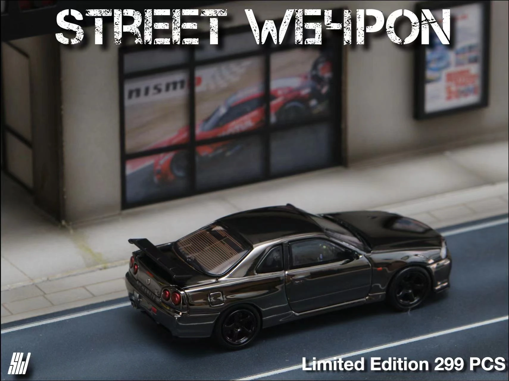 Street Weapon SW 1:64 V-SPEC-II Electroplated limited299 Model Car