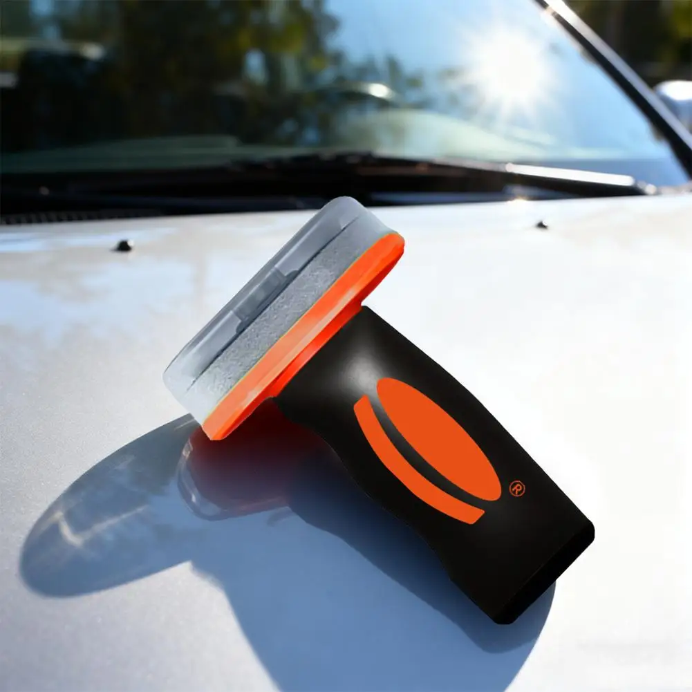 Glass Guard,Glass Oil Film Remover for Car,Glassy Emulsion Cleaner Roll-On Glass Compound with Cleaning Board, Removes Oil Film