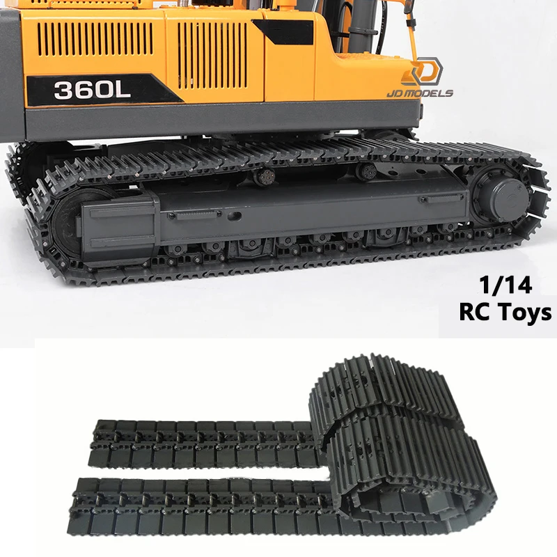 JDM-1A/B 시뮬레이션 금속 워킹 트랙 링크 키트 1/14 RC 유압 굴삭기 트랙 JDM-1 JDM-106 RC 굴삭기 모델 부품 장난감