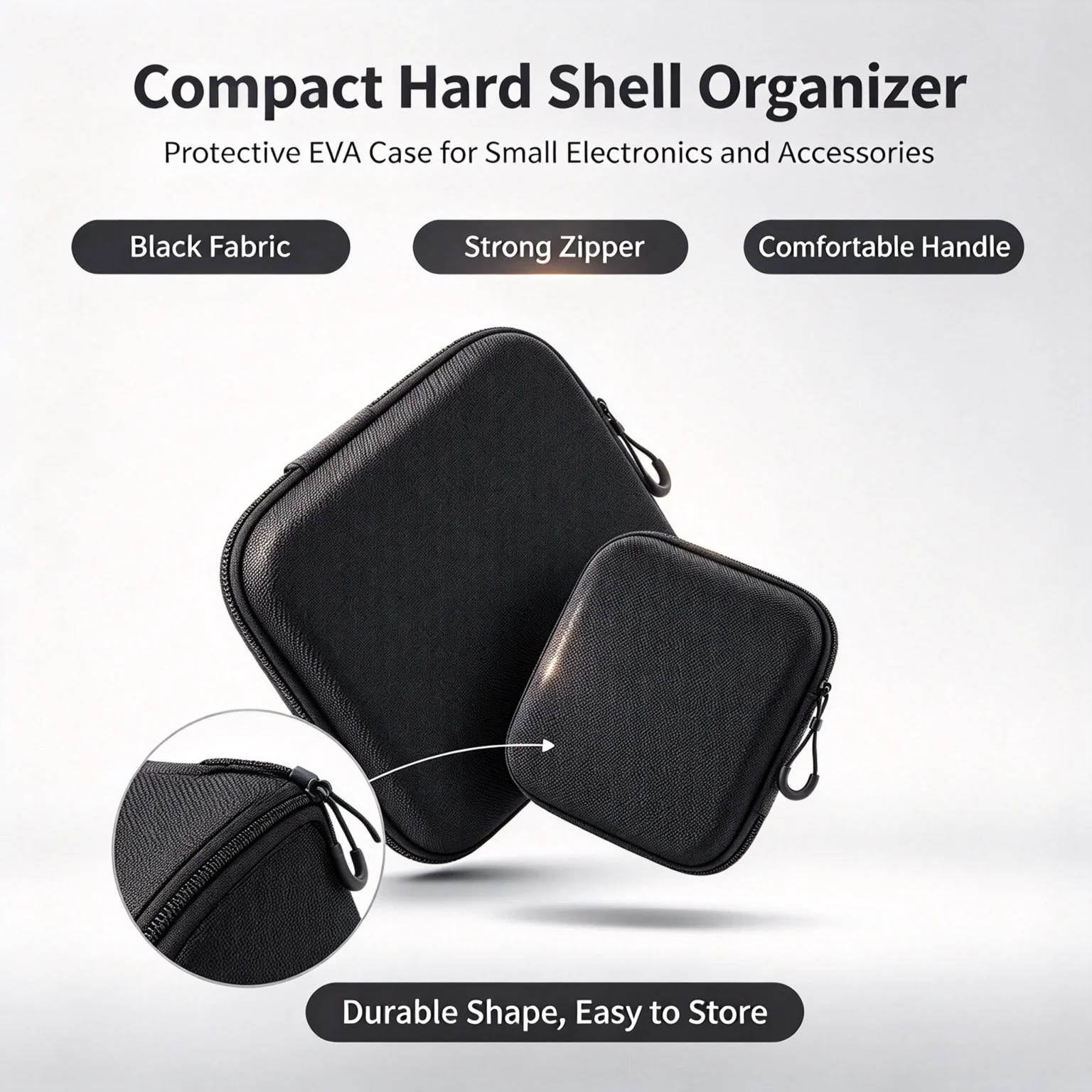 Hard EVA Case for Portable Electric High Pressure Air Pump Inflator 1S Storage Box Shockproof Carrying Cover Protective Shell