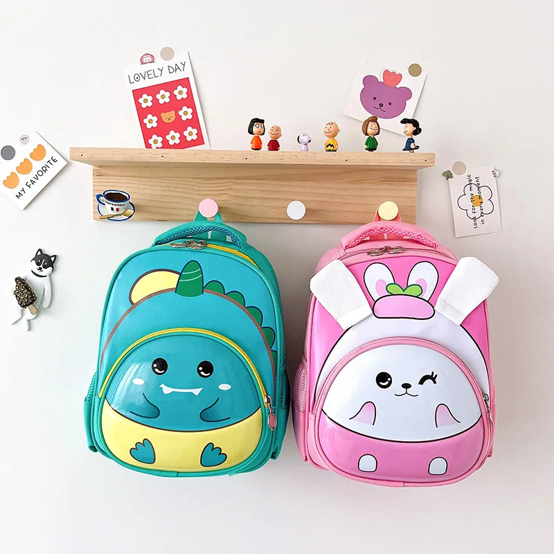 New Kids Backpack School Bag Cute Animal Print Cartoon Animal 1-6 Year Old Cross-border Backpack