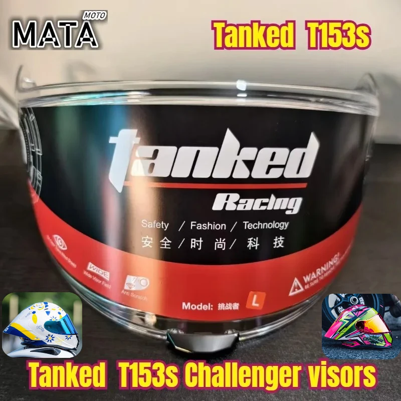 

Tanked Motorcycle Helmet Lens Full Helmet Visors T153s Breaker/Challenger Helmet Accessories