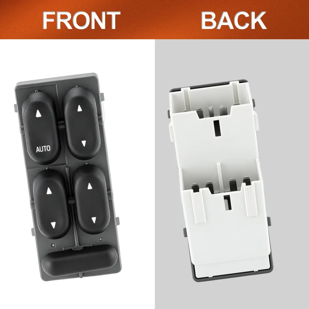 Electric Front Left Power Window Control Lifter Switch Button for Ford Excursion F-250 F-350 F-450 F-550 Super Duty 2000-2001