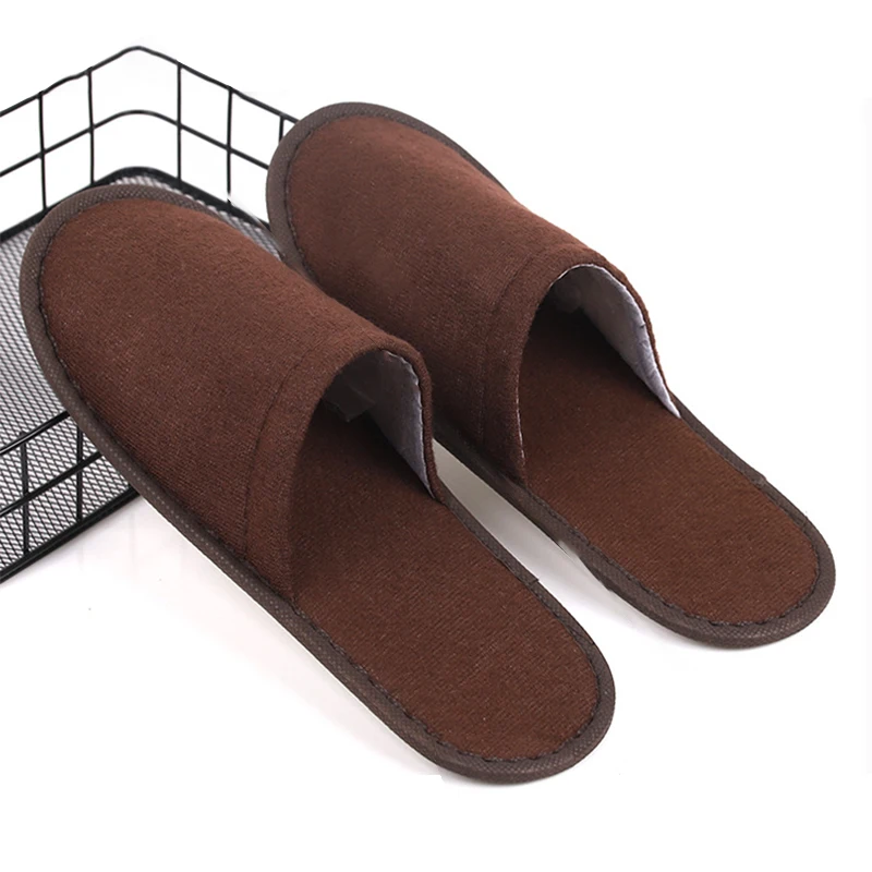 

New Disposable Slippers For Hotel Rooms Made Of Disposable Eva Fleece Lightweight