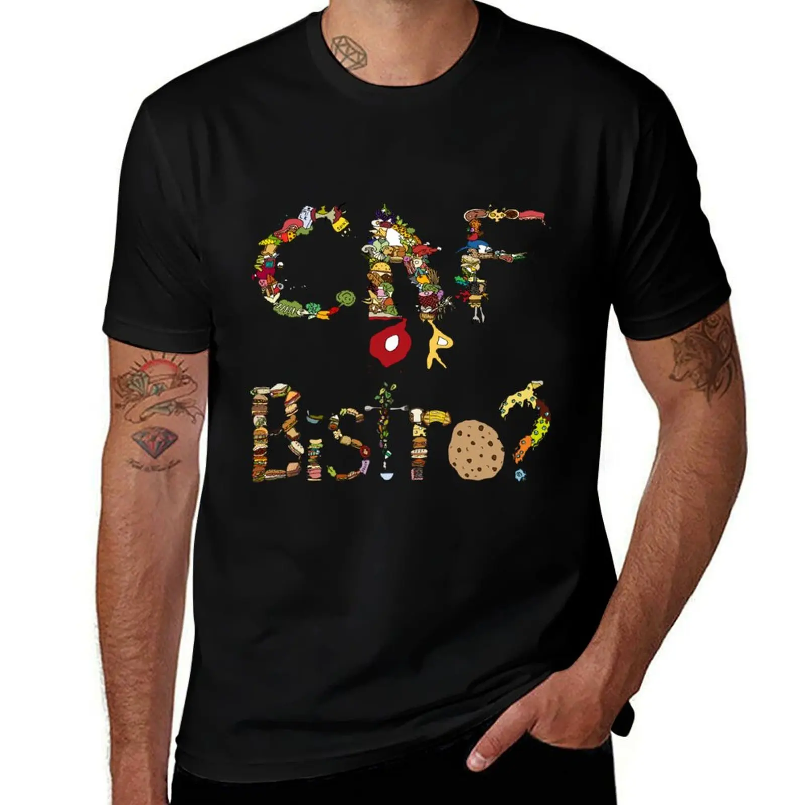 

caf or bistro T-Shirt Lightweight Running Sports T-Shirt
