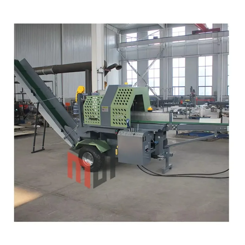 Heavy Duty 45ton Firewood Cutting and Splitting Machine Firewood Processor Hydraulic Wood Log Splitter