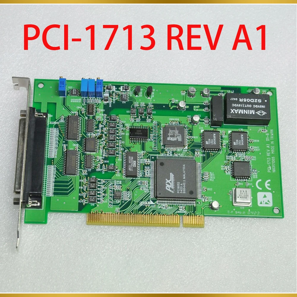 For Advantech Data Capture Card Isolated Analog Input Card PCI-1713 REV A1