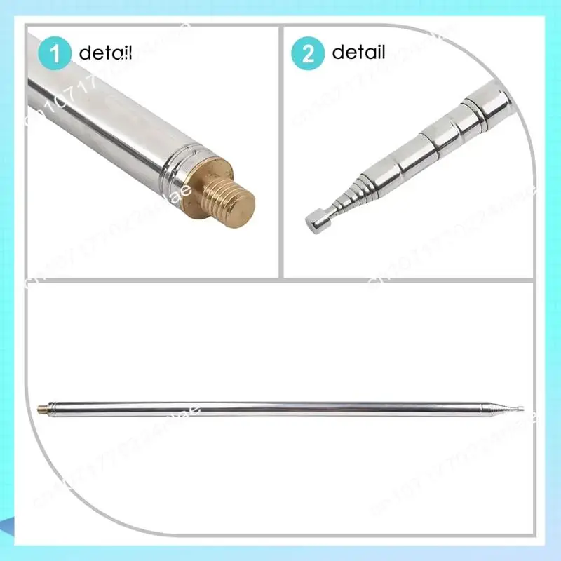 Antena telescópica A17Z GP, antena telescópica de onda corta de 5,6 M, 18 y 4 pies para Radios de onda corta DIY