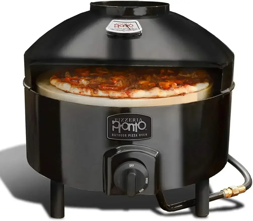 Pizzacraft Pizzeria Pronto Horno de pizza portátil para exteriores, liviano y seguro en cualquier superficie