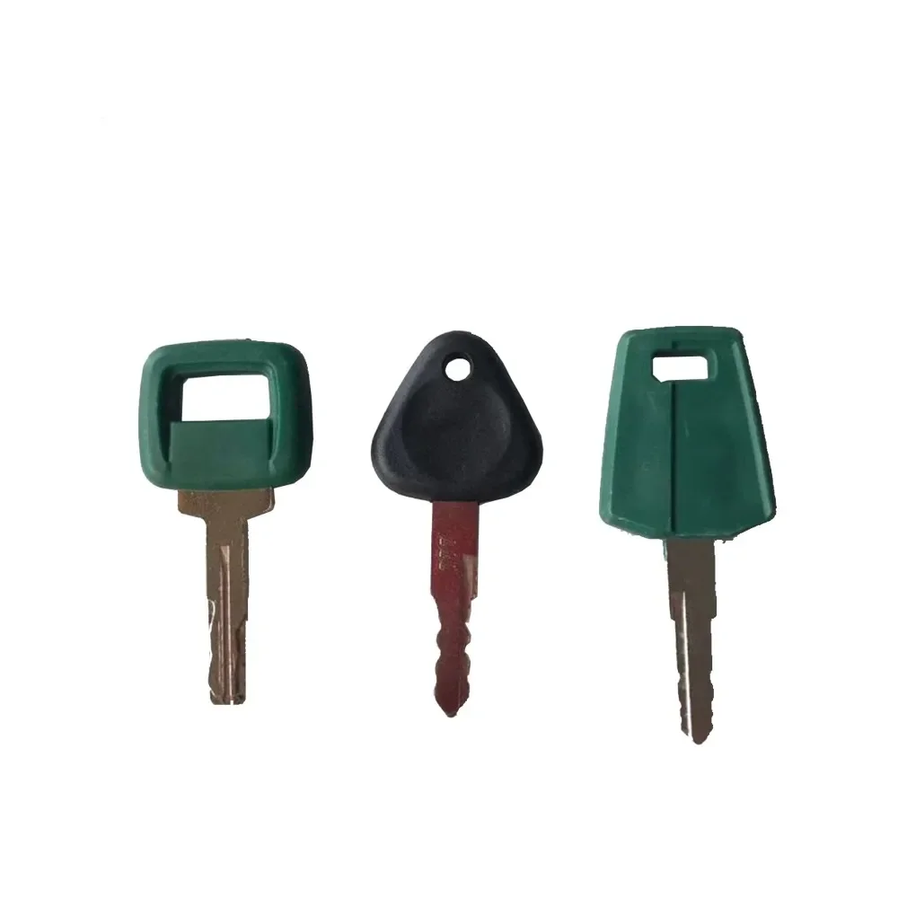 Set Of 3 Ignition For Keys For Heavy Equipment Excavators And Trucks 11039228 Compatible With Multiple Loader Models