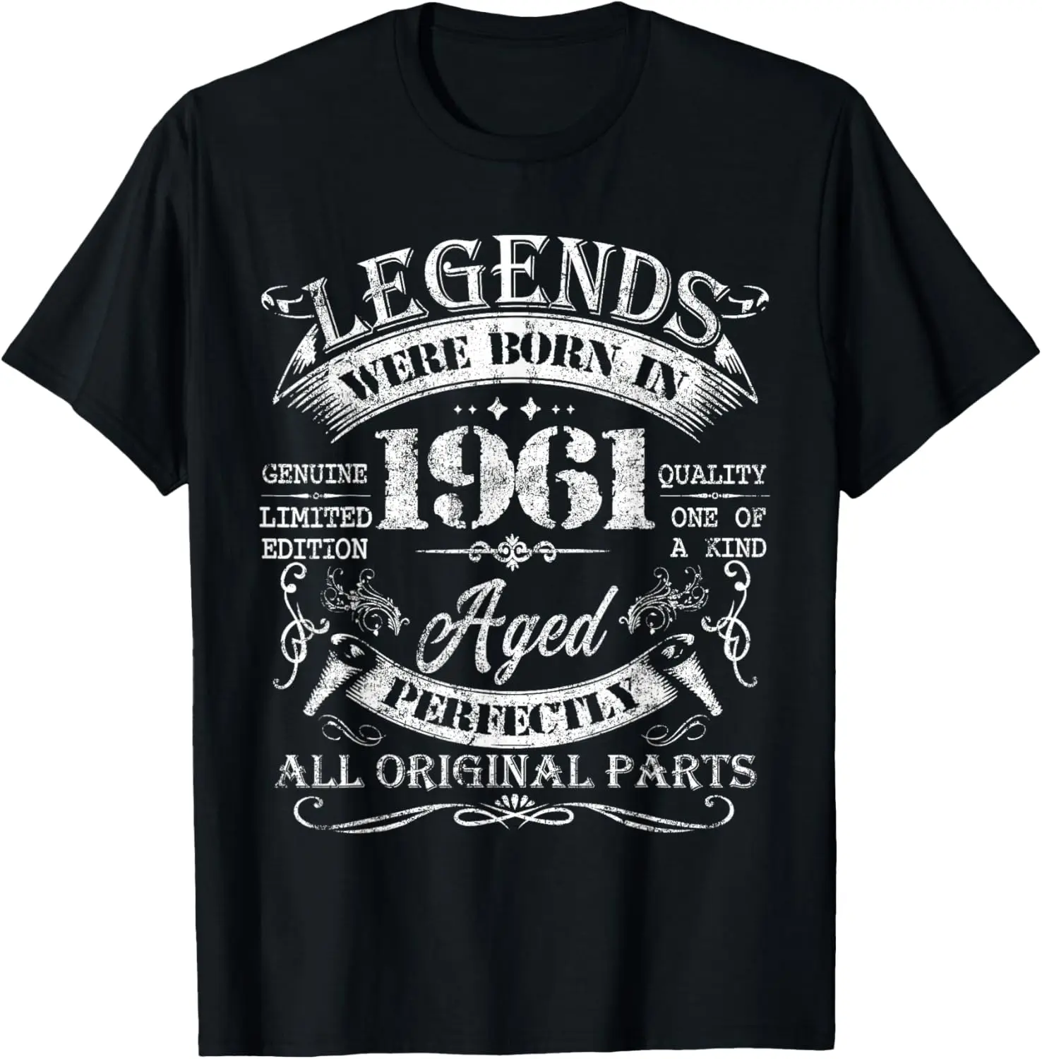 

Legends Were Born In 1961 Years Old Gifts Birthday T-Shirt